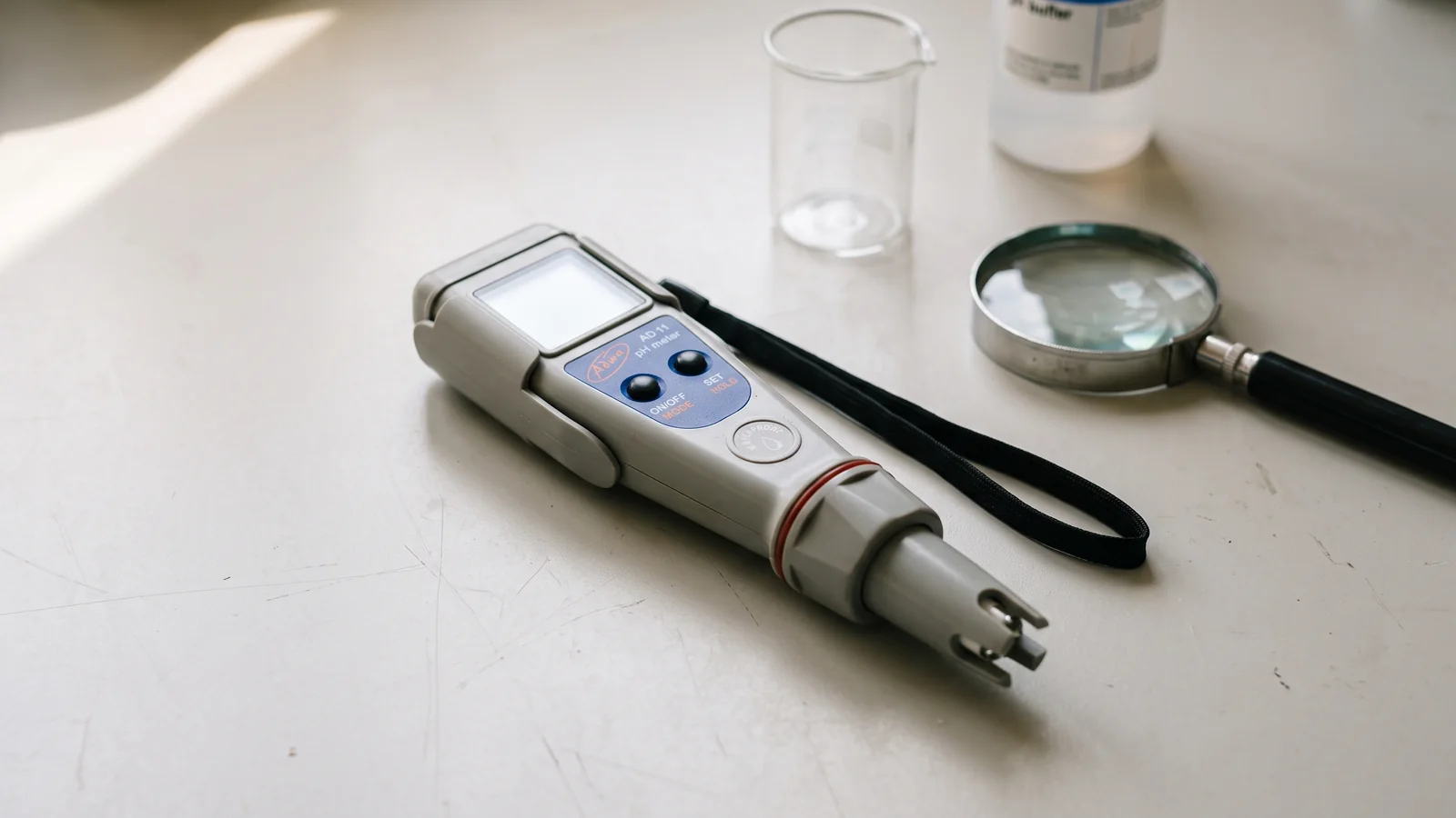 ADWA AD11 pH-mérő elektródájának ellenőrzése